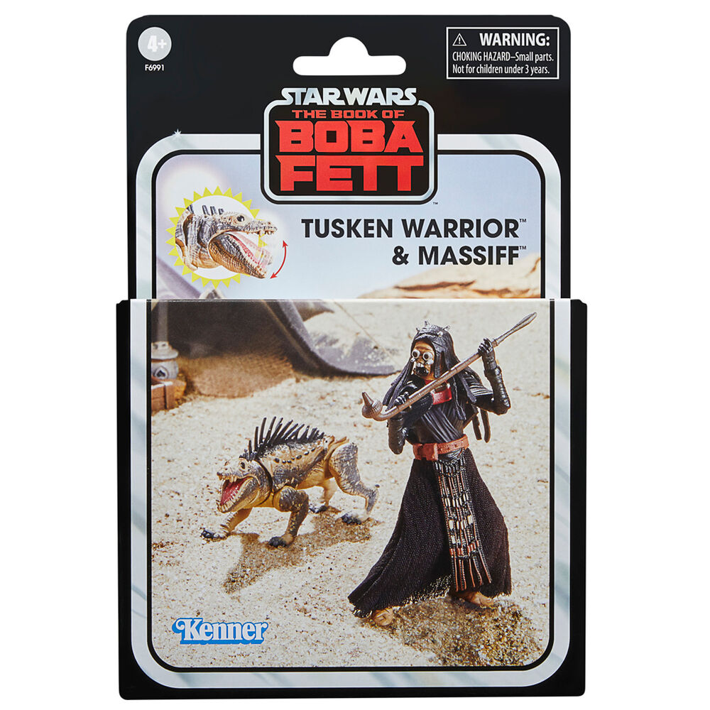 Figura hasbro star wars coleccion vintage - tusken & massiff