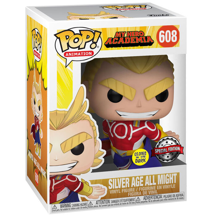 Pop & tee my hero academia all might funko + camiseta talla m ut