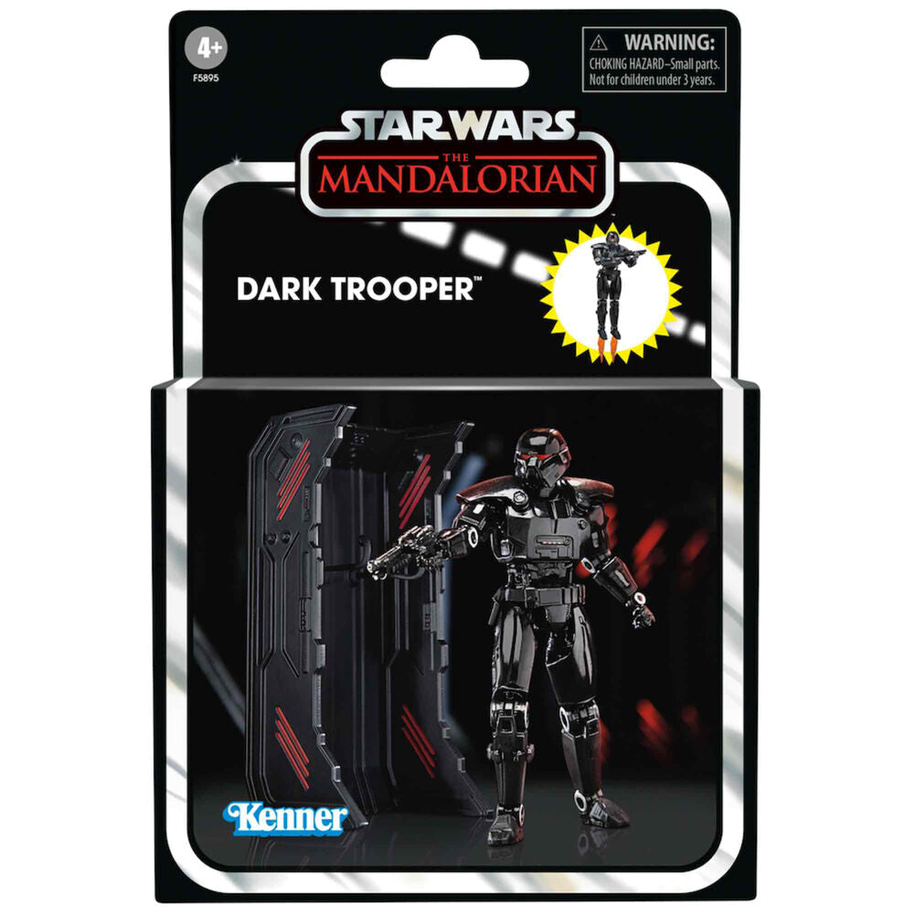 Figura Vin Dark Trooper The Mandalorian Star Wars 9,5cm Frikytopia
