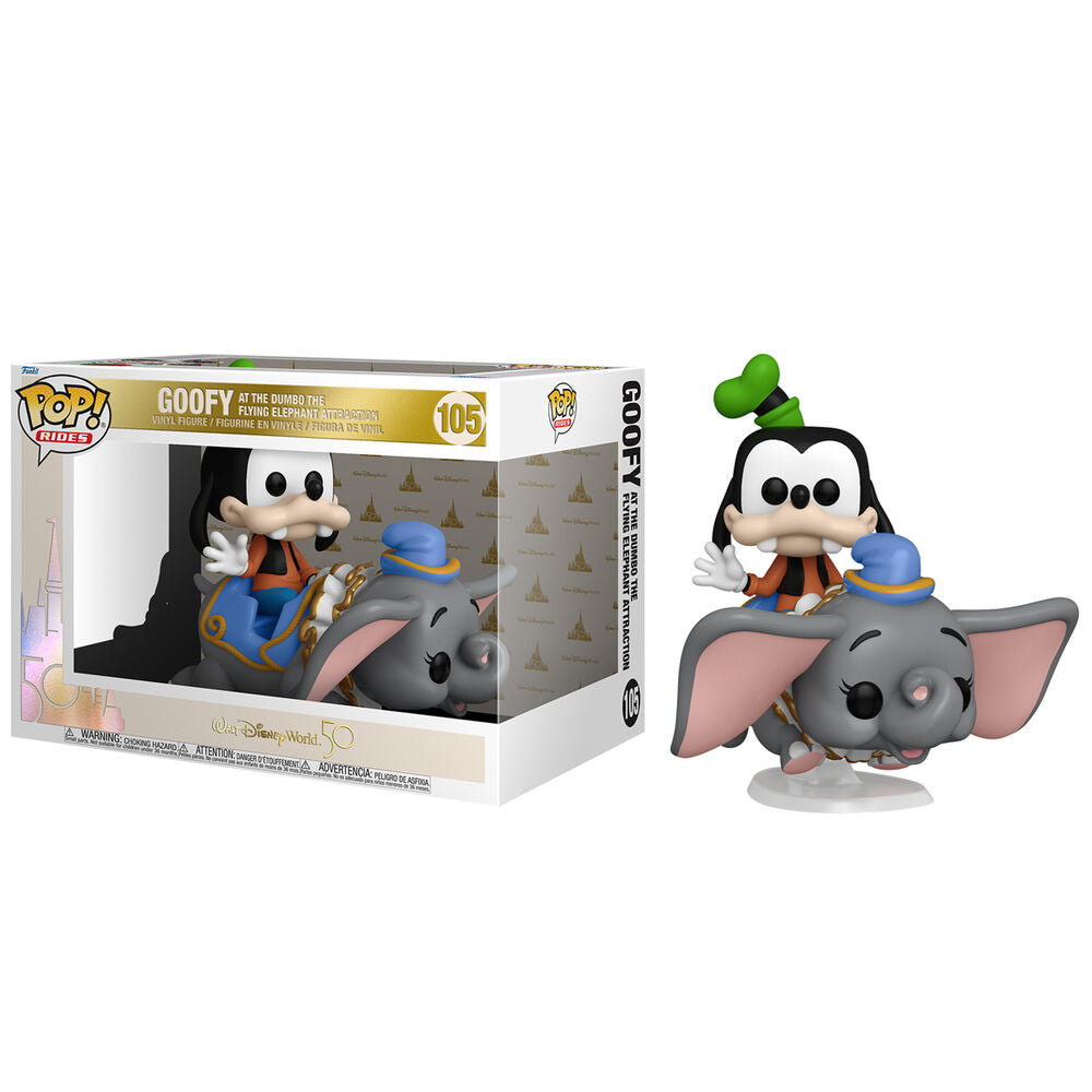 Funko pop ride supdlx disney world 50th aniversario goofy volando