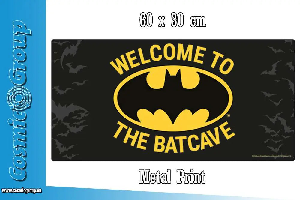 BATMAN BATCAVE METAL SIGN Frikytopia