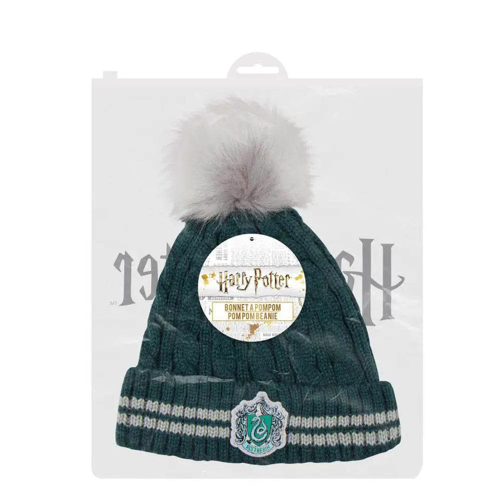 HP SLYTHERIN POMPOM Gorro