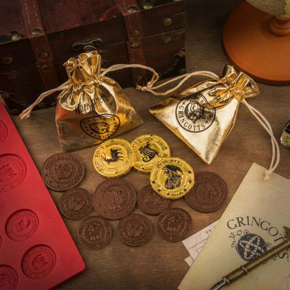HP GRINGOTTS CHOCOLATE COIN MOLD SET Frikytopia