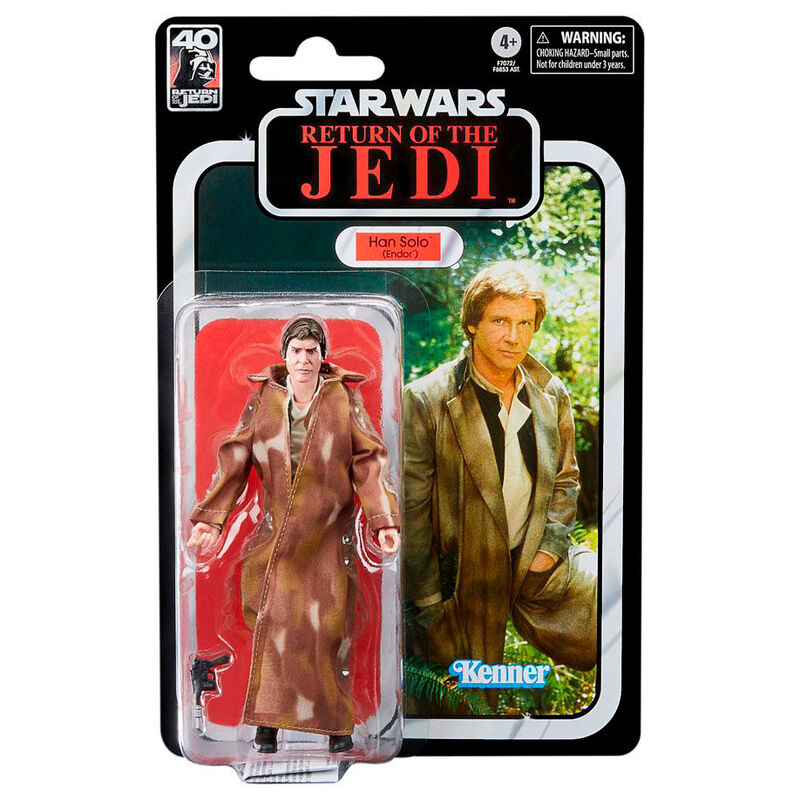 Figura hasbro the black series star wars - han solo (endor)