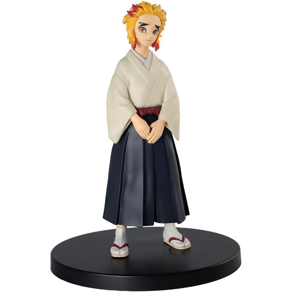 Figura banpresto demon slayer: kimetsu no yaiba senjuro rengoku