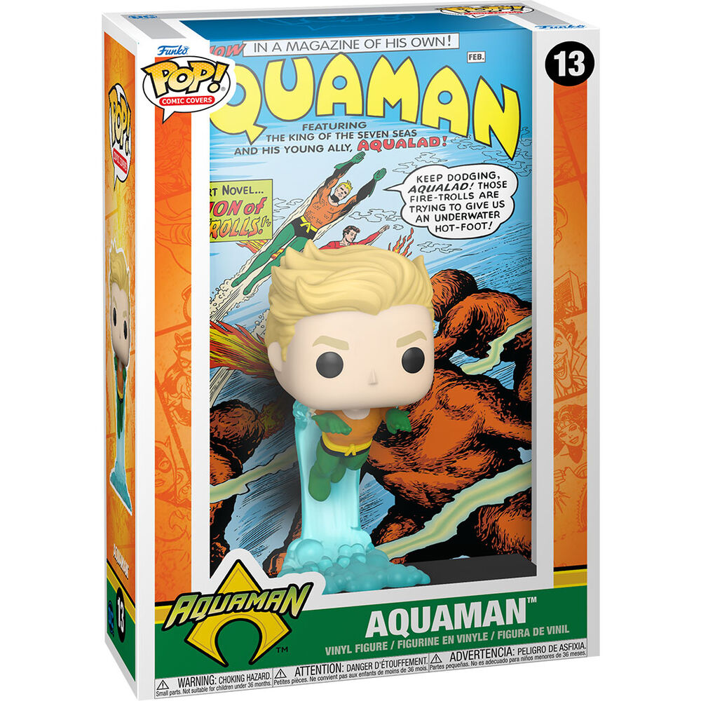 Figura POP Comic Cover DC Comics Aquaman Frikytopia