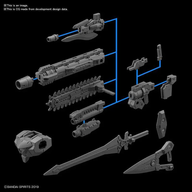 30MM OP WEAPON 1 FOR RABIOT 1/144 Frikytopia