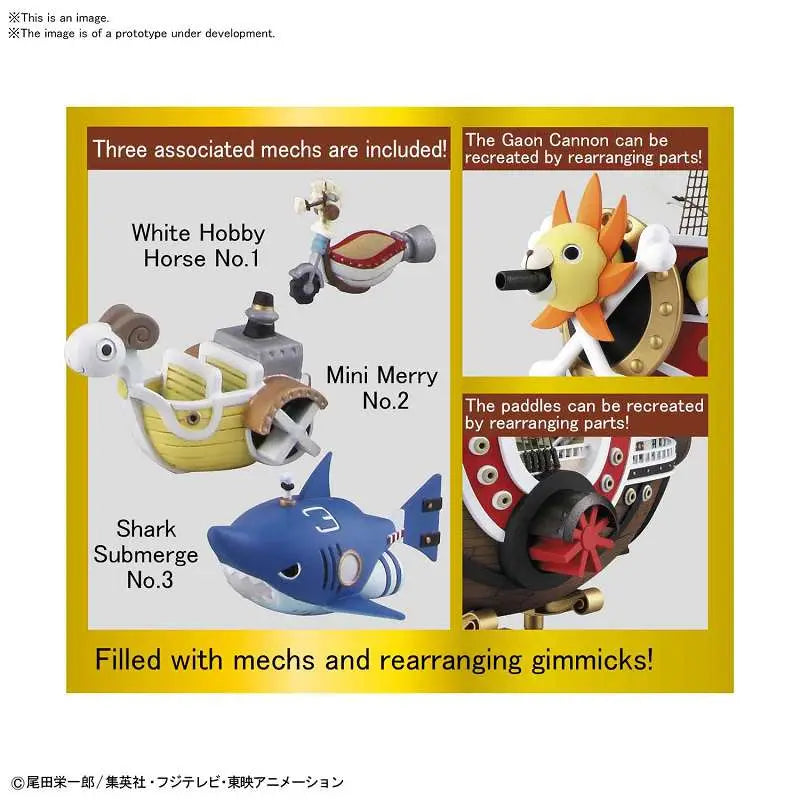 Figura Model Kit Thousand Sunny Land Of Wano One Piece 30 cm