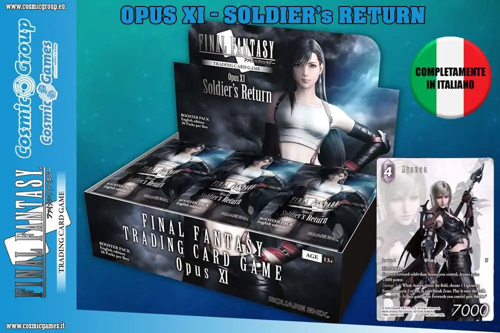 FFTCG OPUS XI BOOSTERS BOX ITALIAN (36) Frikytopia