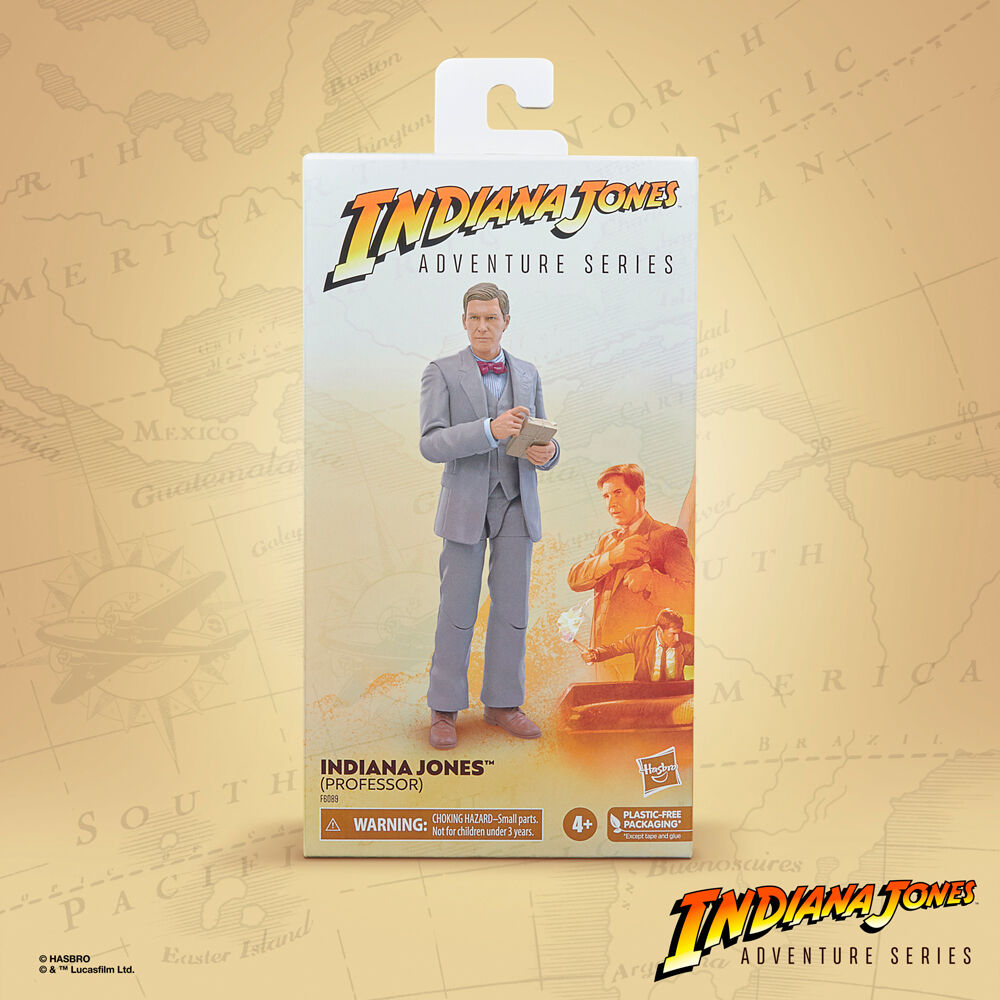 Figura hasbro indian jones adventure series - profesor indiana jone