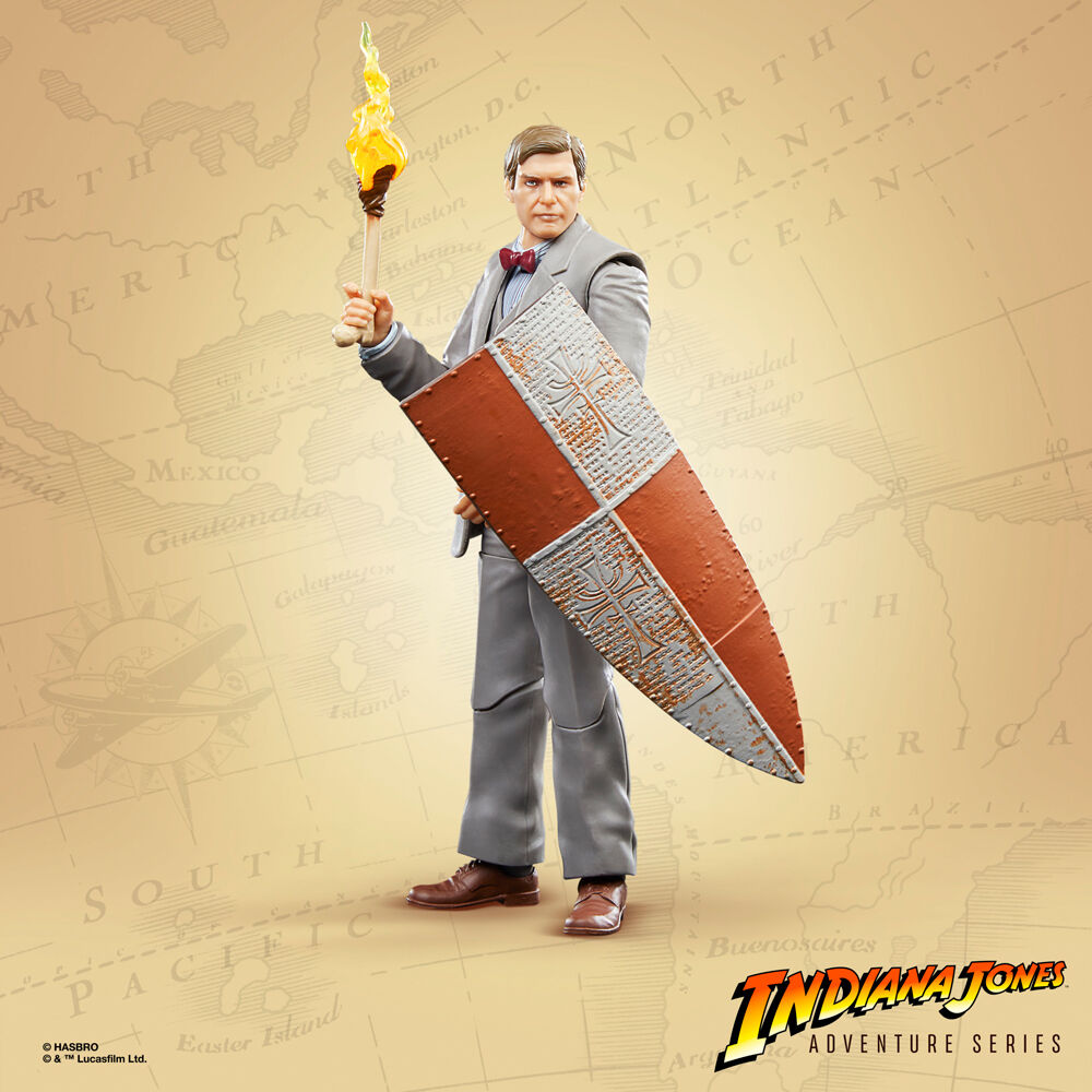 Figura hasbro indian jones adventure series - profesor indiana jone