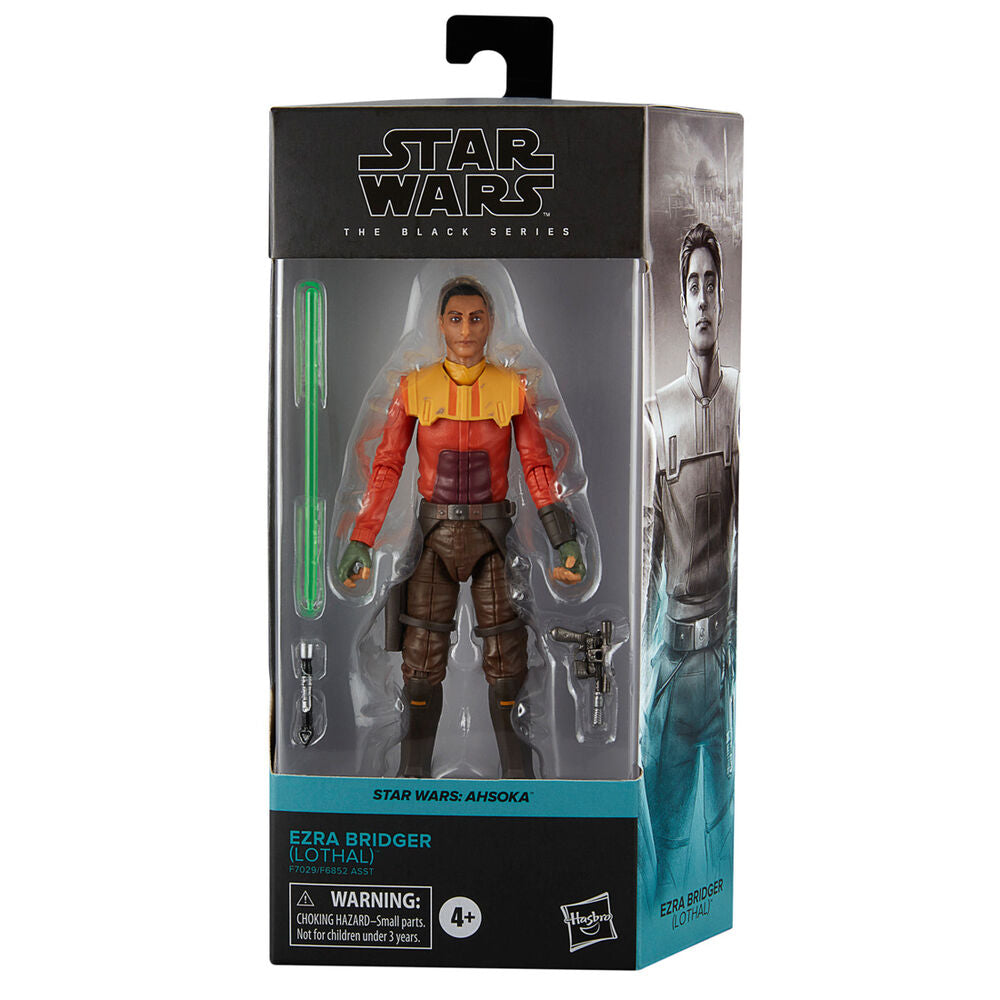 Figura hasbro star wars the black series ahsoka ezra bridger (lothal
