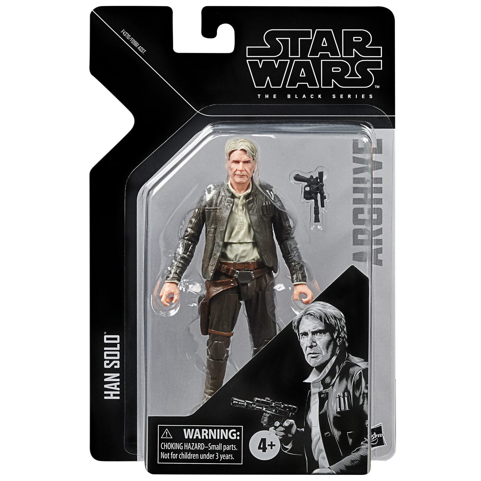 Figura hasbro star wars han solo el despertar de la fuerza black ser