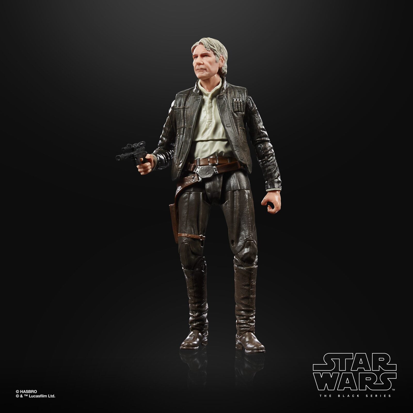 Figura hasbro star wars han solo el despertar de la fuerza black ser