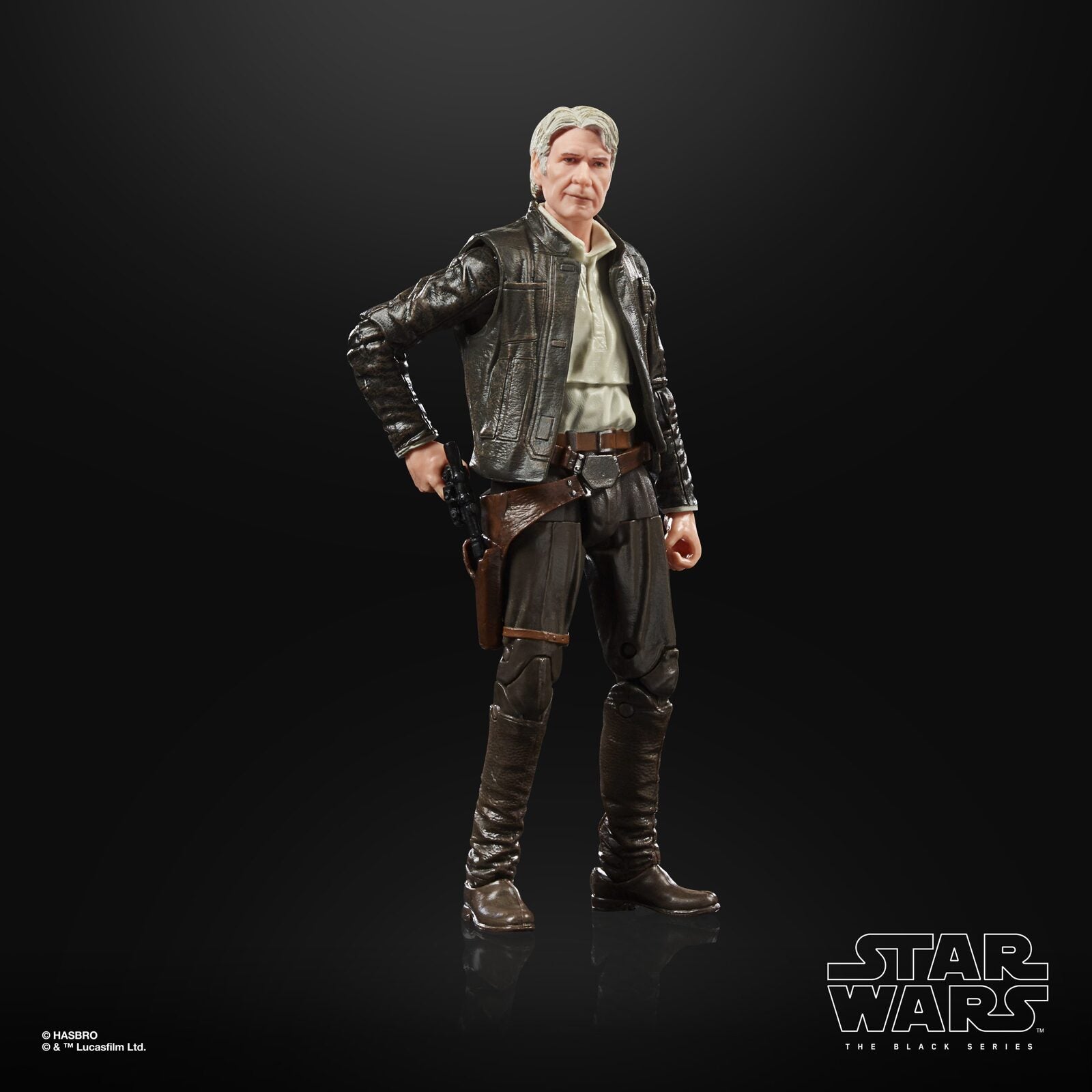 Figura hasbro star wars han solo el despertar de la fuerza black ser