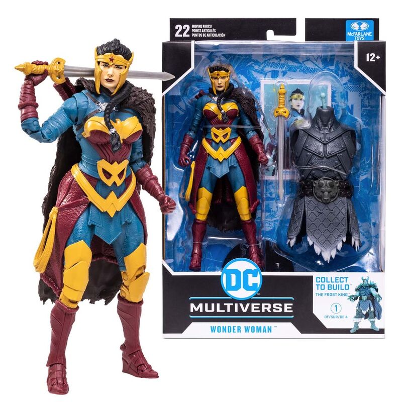 Figura mcfarlane toys dc multiverse build a wonder woman endless win