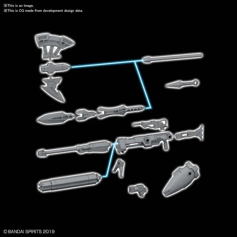 30MM OP WEAPON 1 FOR CIELNOVA 1/144 Frikytopia