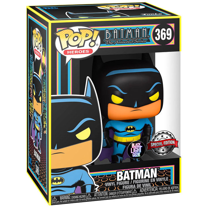 Funko pop dc black light batman multicolor 51725 Frikytopia
