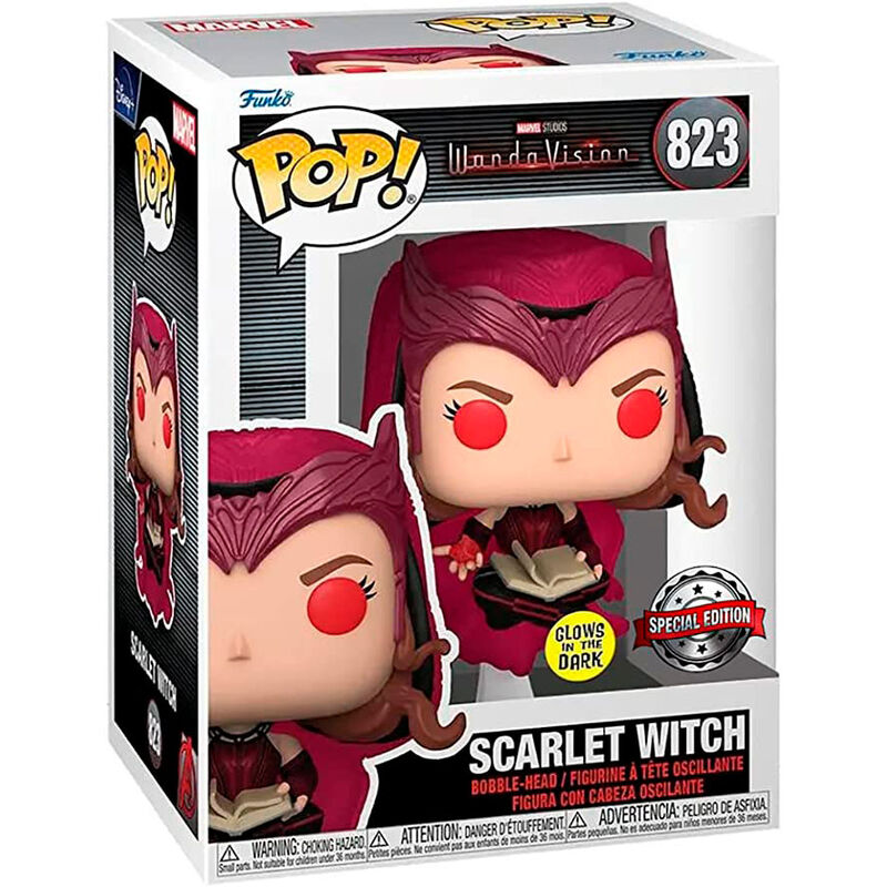 Funko pop marvel wandavision glows scarlet witch 62345