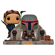Funko pop moment star wars the mandalorian boba fett & fennec shand