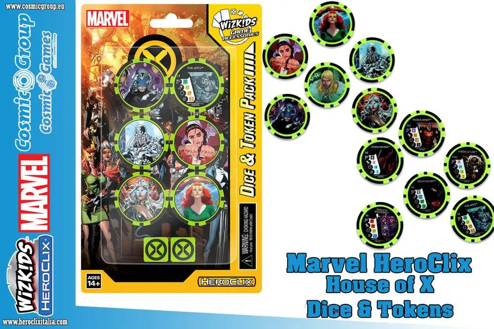 MHC X-MEN HOUSE OF X DICE & TOKEN Frikytopia