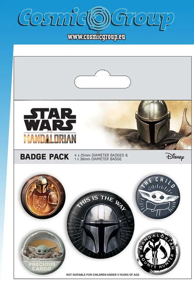 SW THE MANDALORIAN Chapa PACK Frikytopia