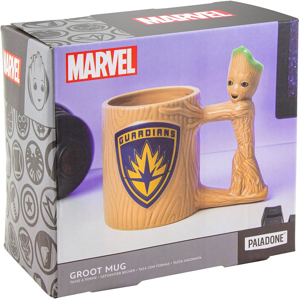 Taza 3d paladone marvel guardianes de la galaxia groot