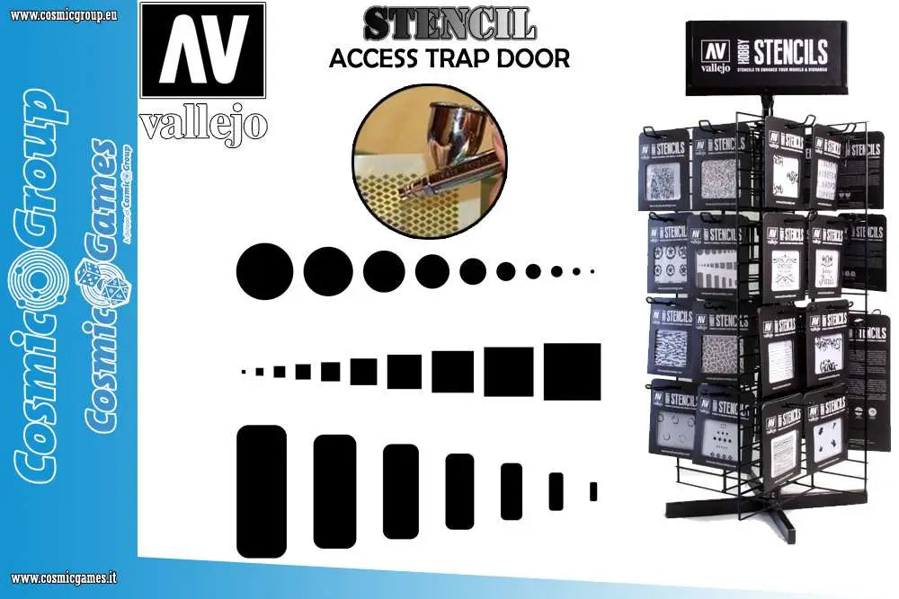 STENCIL STAIR003 ACCESS TRAP DOOR Frikytopia