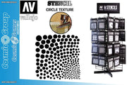 STENCIL STSF002 CIRCLE TEXTURE