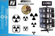 STENCIL STSF005 RADIOACTIVITY SIGNS