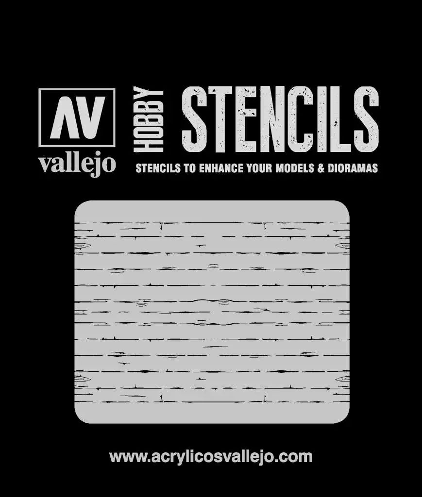 STENCIL STTX006 WOOD TEXTURE # 1