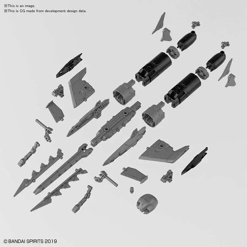 30MM EX ARM VEHIC ATT SUBM L GRAY 1/144 Frikytopia