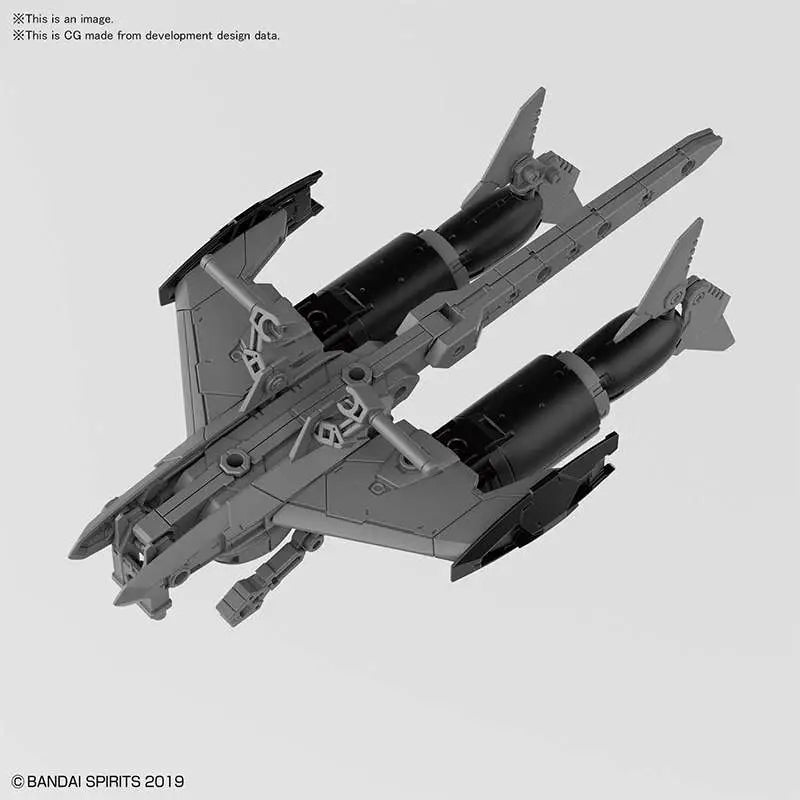 30MM EX ARM VEHIC ATT SUBM L GRAY 1/144