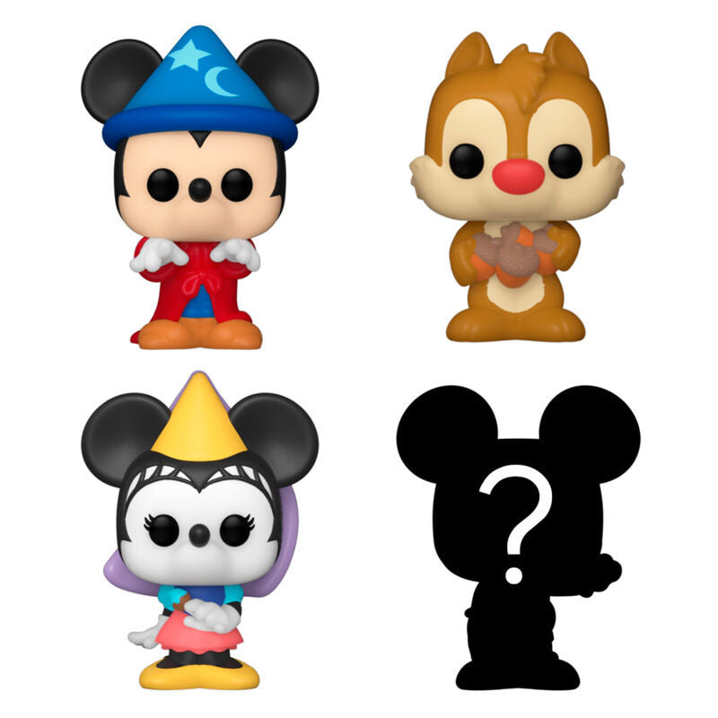 Disney Pack de 4 Figuras Bitty POP! Vinyl Sorcerer Mickey 2,5 cm