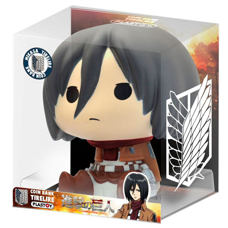 Figura hucha mikasa chibi attack on titan