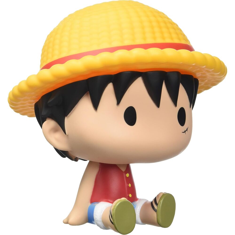 Figura hucha plastoy one piece luffy chibi