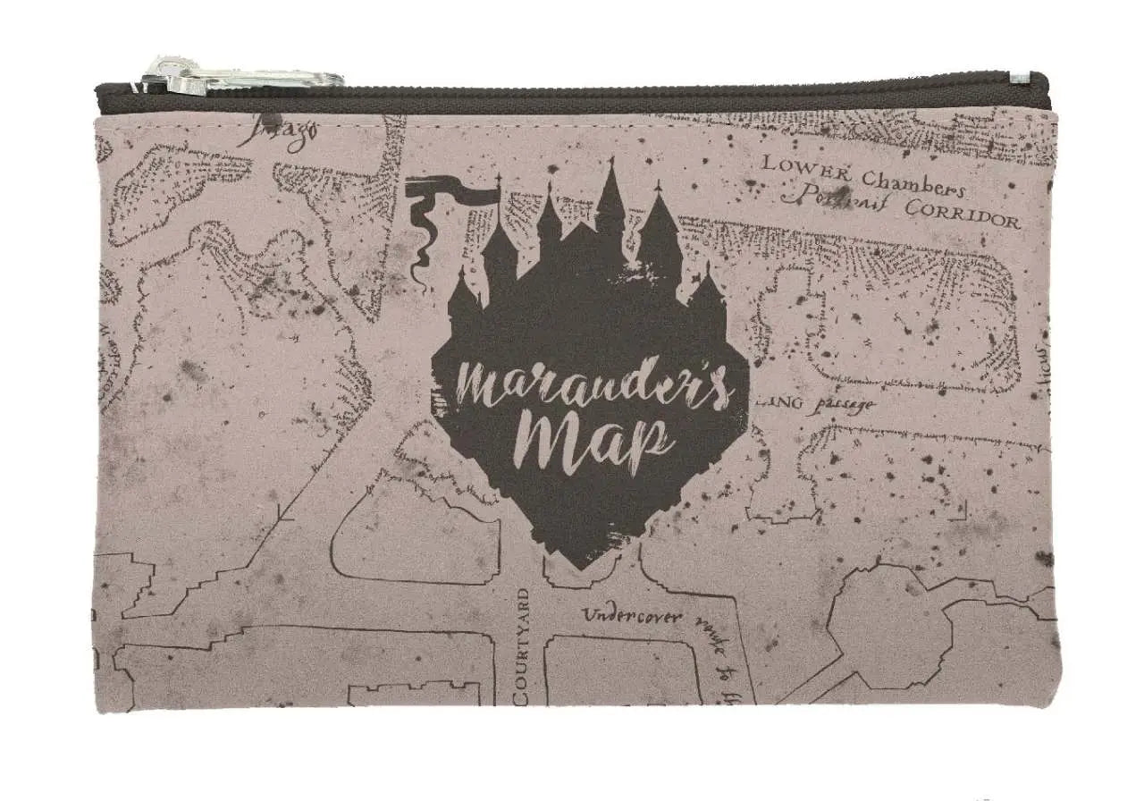HP MARAUDER MAP RECTANGULAR POUCH Frikytopia