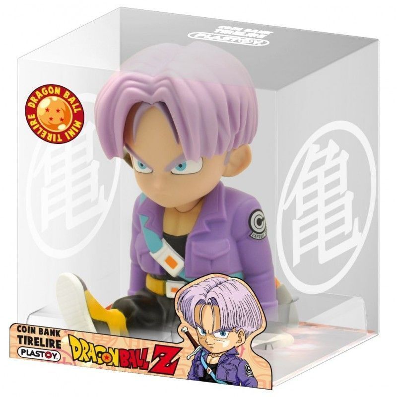 Figura Hucha Plastoy Dragon Ball Trunks Sentado
