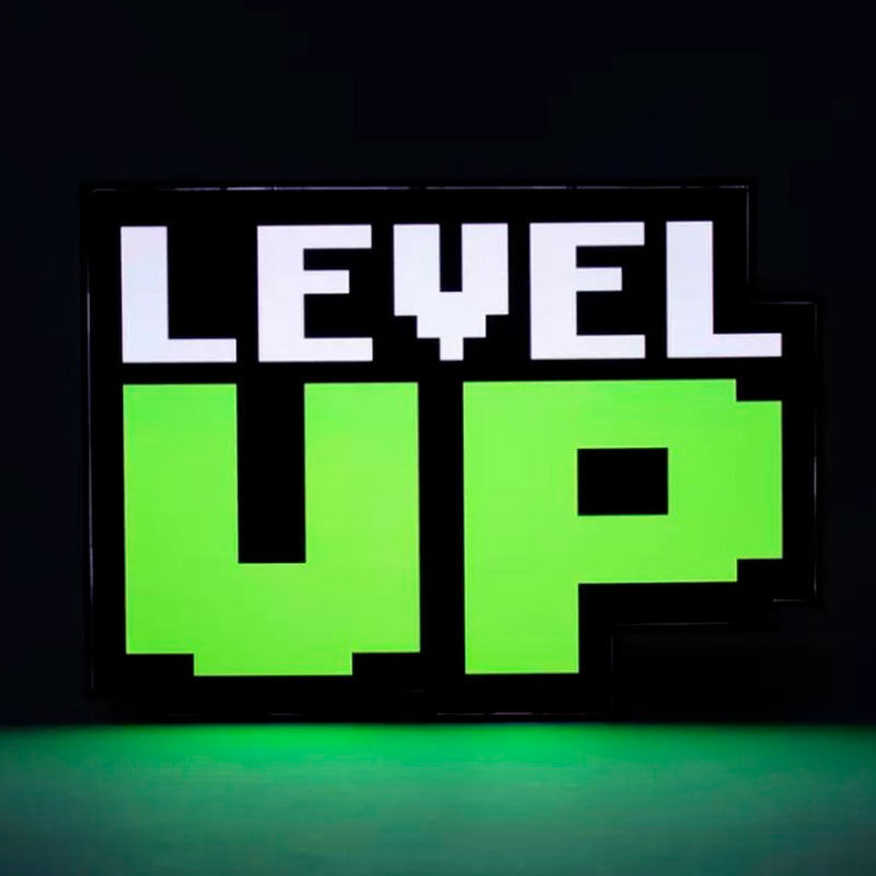 Lampara Paladone Level Up Light con Sonido