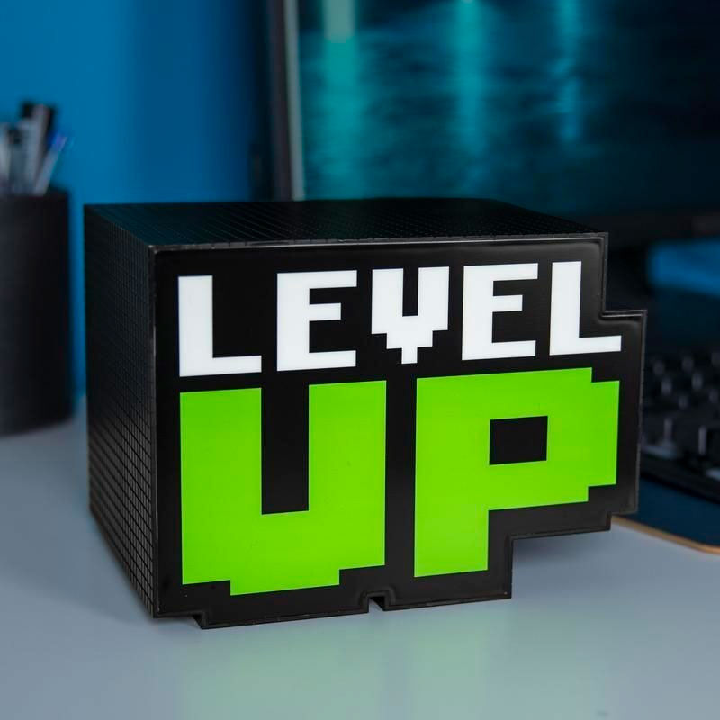 Lampara Paladone Level Up Light con Sonido