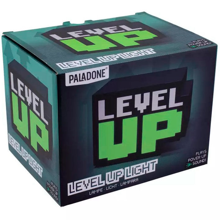 Lampara Paladone Level Up Light con Sonido