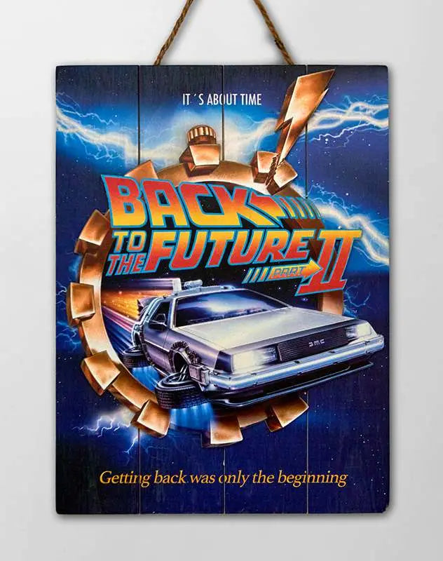 BTTF WOOD POSTER 2 Frikytopia