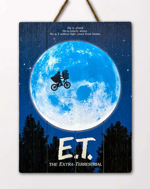 ET WOODEN POSTER Frikytopia