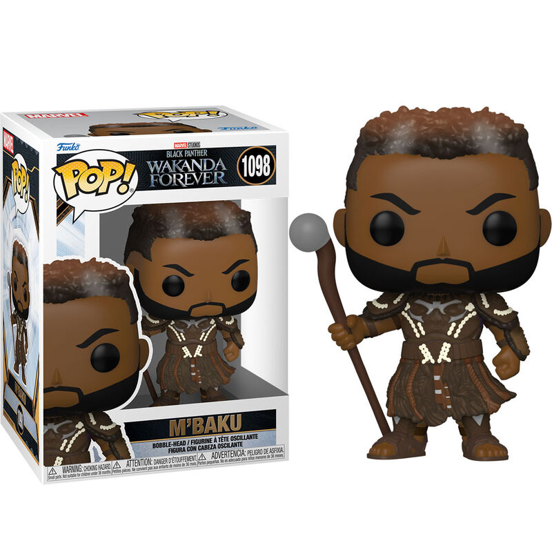 Figura POP Black Panther Wakanda Forever M Baku Frikytopia