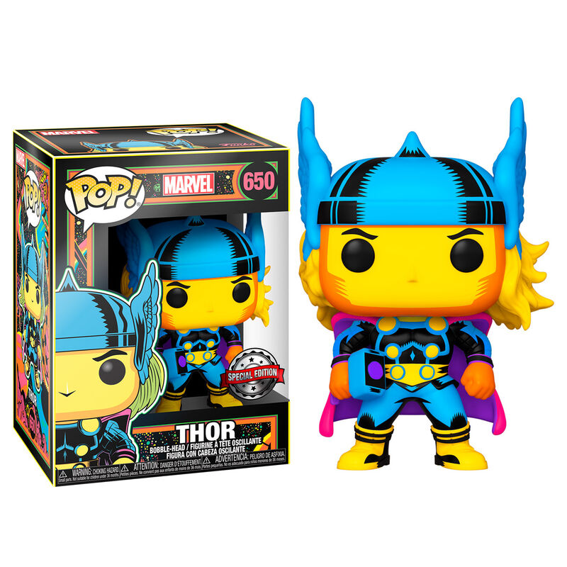 Funko Pop! Funko black light thor multicolor 48847 — MARVEL