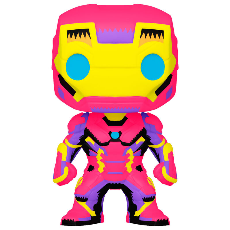Figura POP Marvel Iron Man Black Light Exclusive Frikytopia