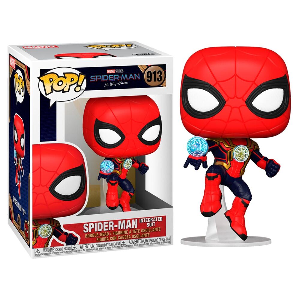 Spider-Man: No Way Home POP! Vinyl Figura Spider-Man (Integrated Suit) 9 cm Frikytopia