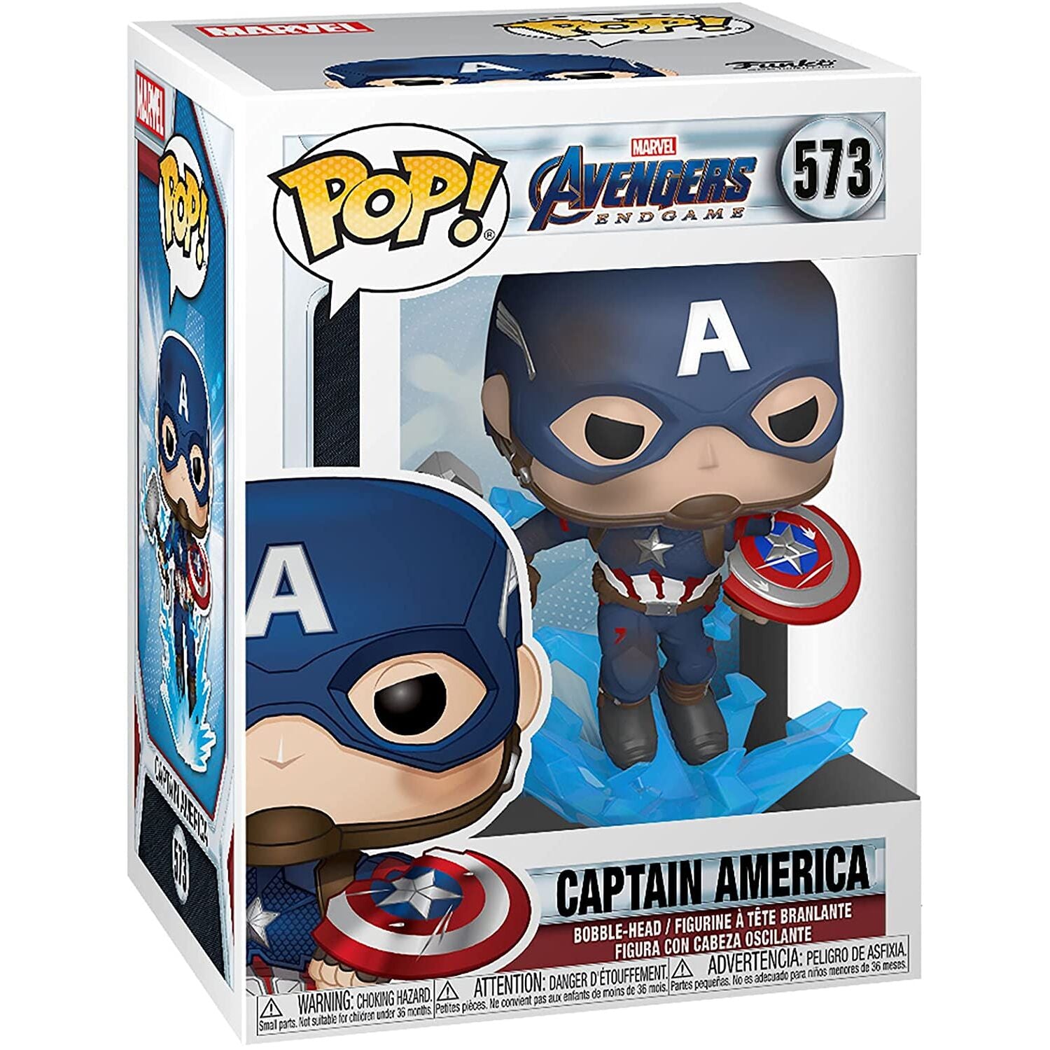 Funko Pop! Avengers: Endgame Captain America w/Broken Shield &amp — MARVEL