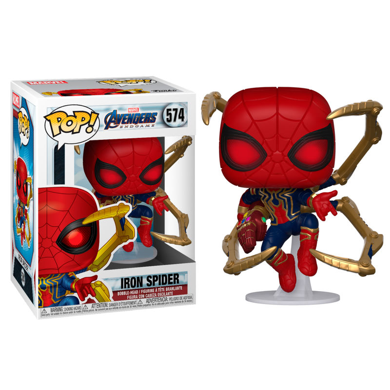 Funko Pop! Vengadores Endgame Iron Spider with Nano Gauntlet — MARVEL