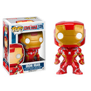 Funko Pop! Captain America Civil War Vinyl Cabezón Iron Man — MARVEL